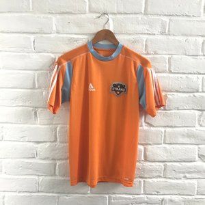 Houston Dynamo Shirt XS S 4 Womens Vintage 2011 Soccer Team Logo Orange